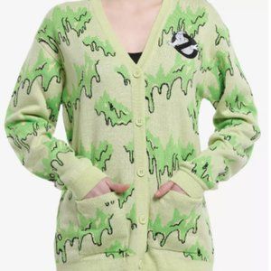 Her Universe Ghostbusters Slimer Glow-In-The-Dark Cardigan